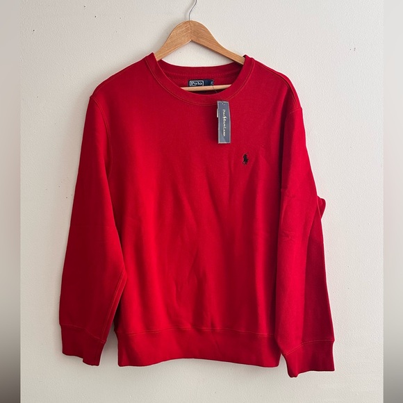 Polo by Ralph Lauren Pullover Crewneck Red Sweater - Picture 2 of 10